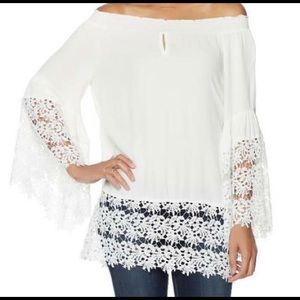 Lacy blouse.. Boho style. Never worn.